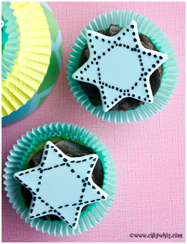 star of david cupcakes 2
