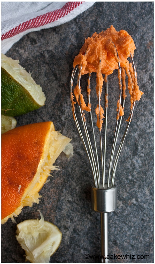 Easy Orange Buttercream Icing