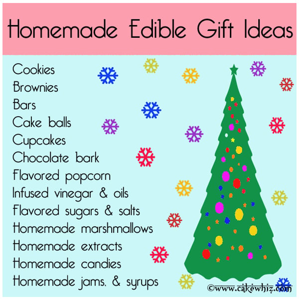 Image With Homemade Edible Gift Ideas