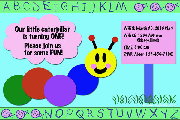 Baby Einstein Caterpillar Birthday Party Cakewhiz