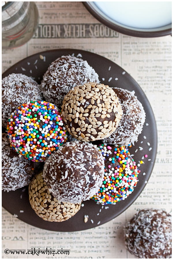 Boules de dattes au chocolat saines 1