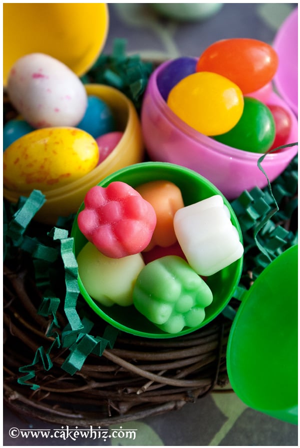 Plastic Eggs Filled With Candies on Small Nest 