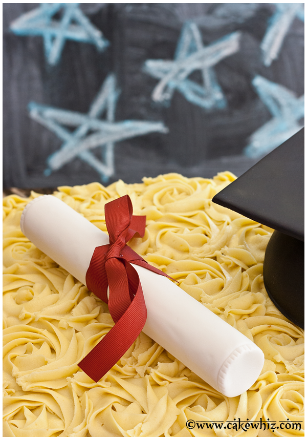 how to make graduation hat cake 2