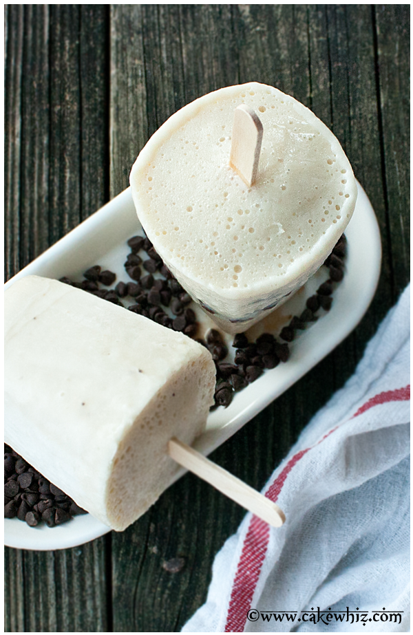 Banana Popsicles with Chocolate Chips Recipe 