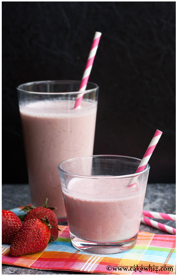 Strawberry Rose Smoothie