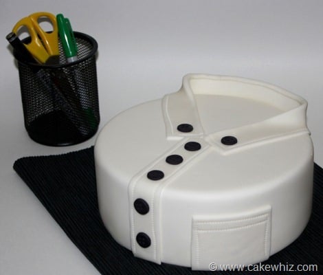 Jame's Bond Shirt Cake - Decorated Cake by Aleksandra - CakesDecor