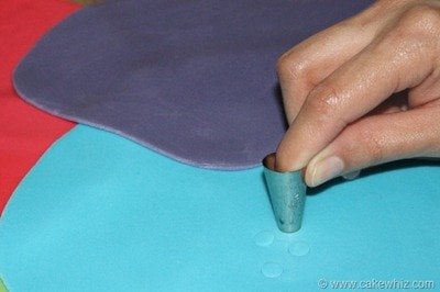 Using Piping Tips to Make Fondant Sprinkles.