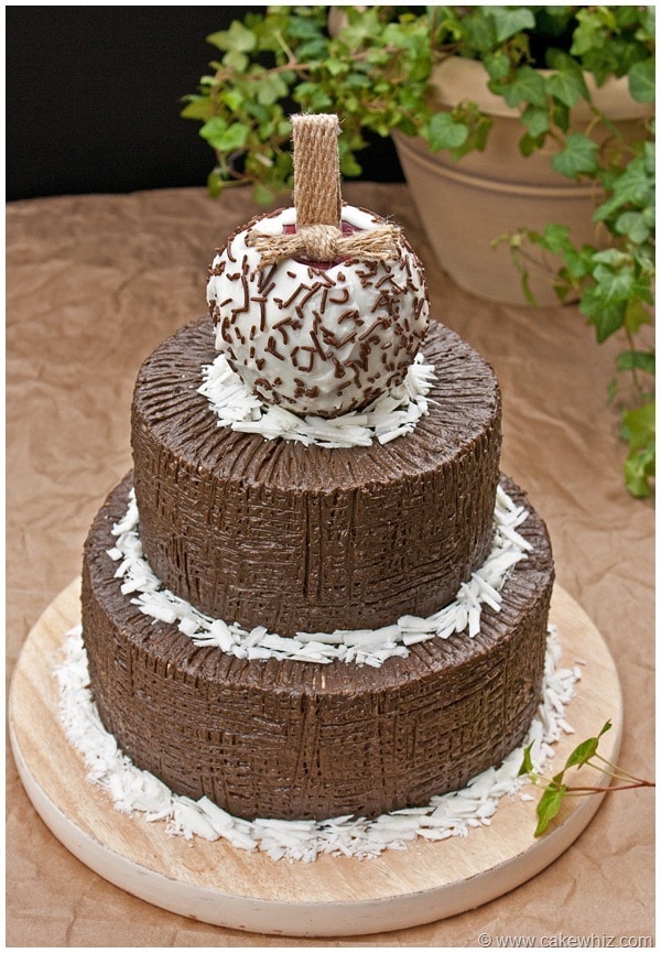 Apple Cake with Fork Decoration CakeWhiz Apple Cake with Fork Decoration CakeWhiz