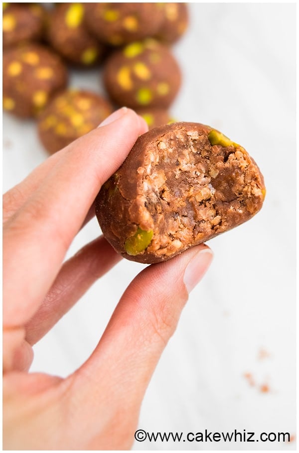 Chocolate Peanut Butter No Bake Energy Balls Recipe (No Bake, Gluten Free, Healthy Snack) 3