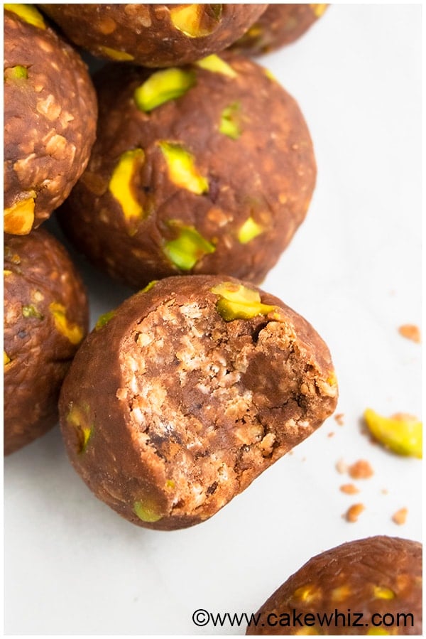 Chocolate Peanut Butter No Bake Energy Balls Recipe (No Bake, Gluten Free, Healthy Snack) 6
