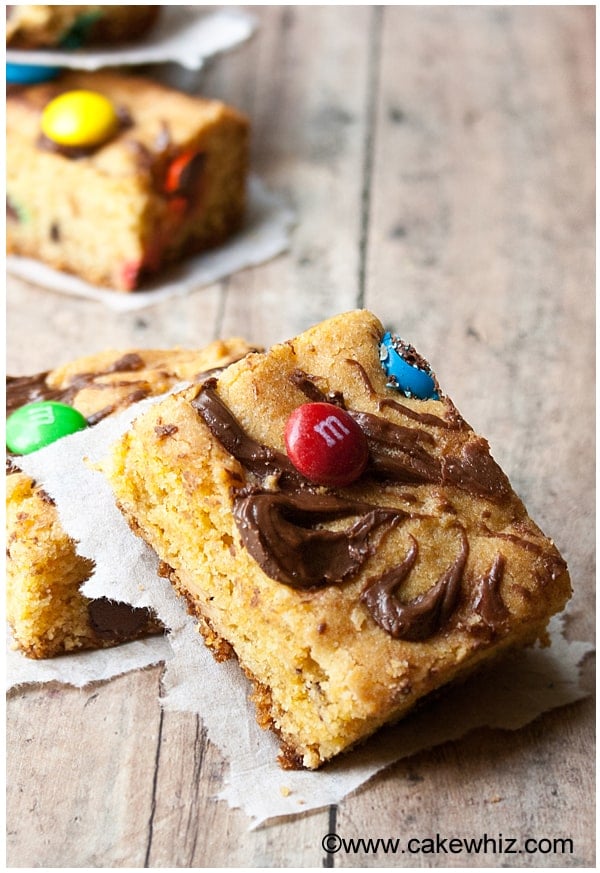 Cookie Bars with Cake Mix Recipe