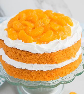 Orange Cake with Fresh Oranges - Mama Loves Food