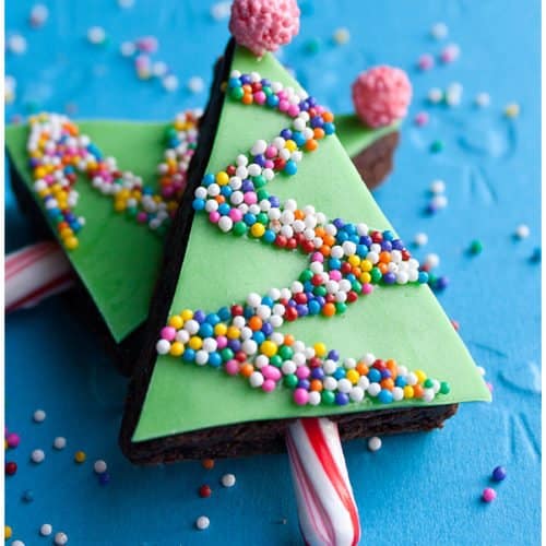 Christmas Tree Brownies {Bites} - CakeWhiz