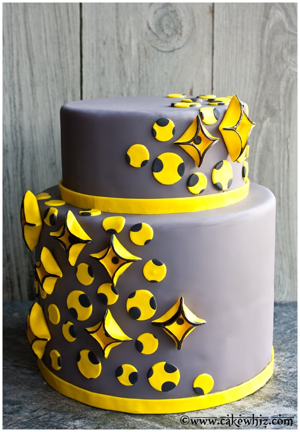 Geometric Abstract Cake - CakeWhiz