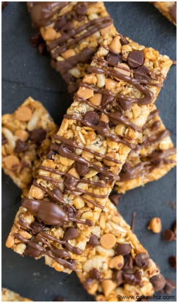 Homemade Granola Bars Recipe (Peanut Butter Granola Bars) - CakeWhiz