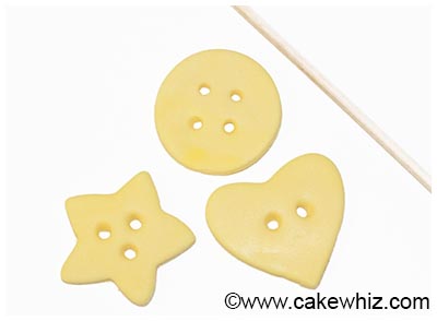 how to make easy fondant buttons 23