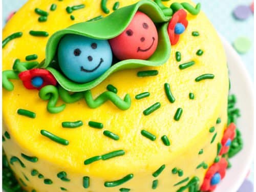 DIY Twin baby shower cake decorating ideas - YouTube