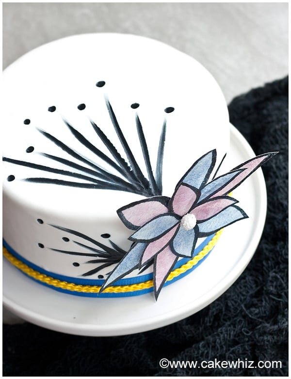 Cake Design and Wafer Paper Flowers Online Class in English