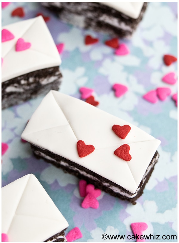 Mini Love Letter Cakes