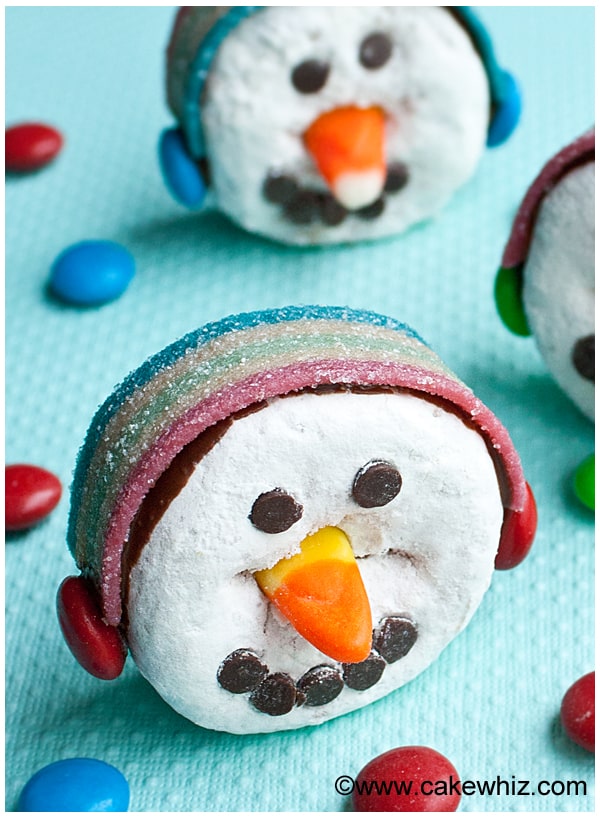 snowman donuts 2
