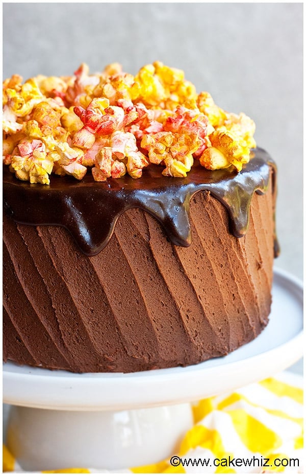 Chocolate Popcorn Cake Recipe 01