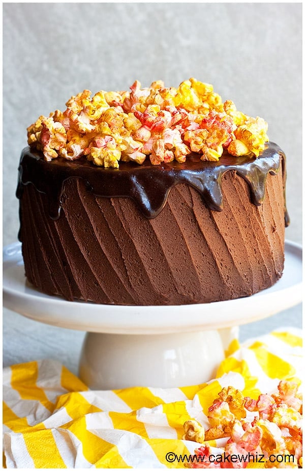 Chocolate Popcorn Cake Recipe 02