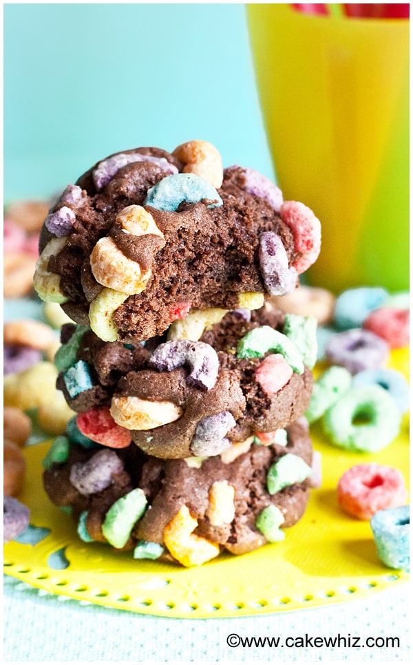 Fruit Loops Chocolate Cookies CakeWhiz