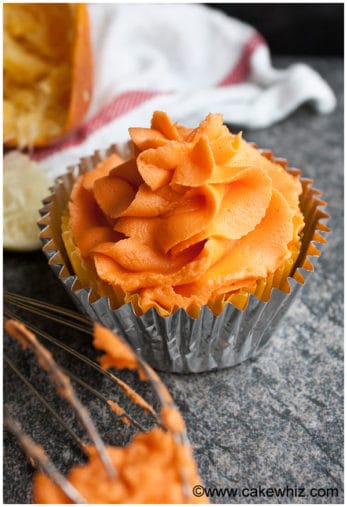 Easy Orange Frosting {Buttercream Icing} - CakeWhiz