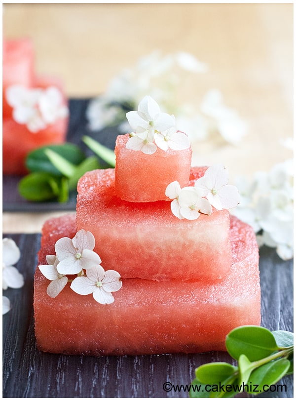 Watermelon Cake {Quick, Easy, Beautiful} CakeWhiz
