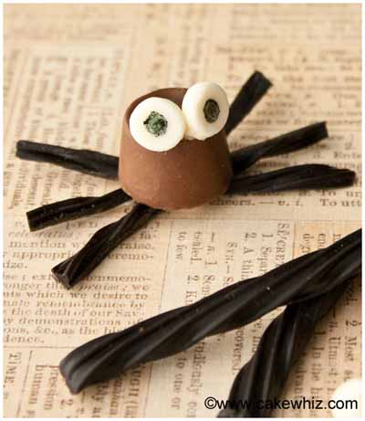 rolo chocolate spiders