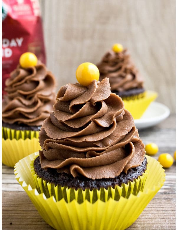 Mocha Cupcakes With Mocha Frosting