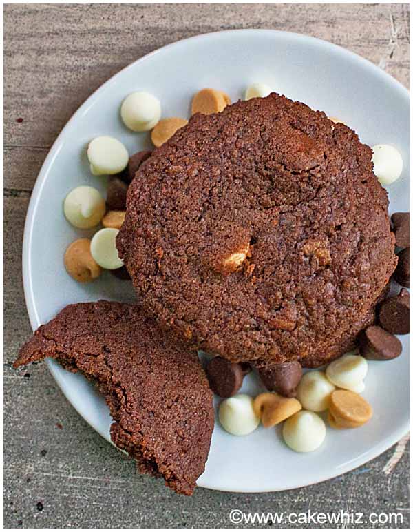 Peppermint stuffed chocolate sugar cookies