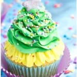 Easy Christmas Tree Cupcakes Recipe/ Tutorial