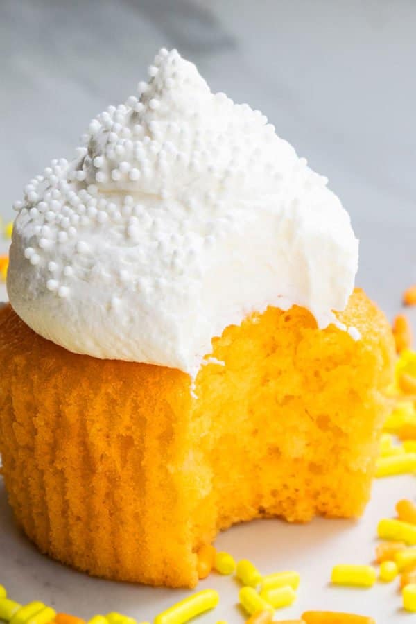 Easy Orange Cupcakes {With Whipped Cream} CakeWhiz