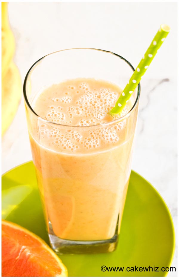 Banana Orange Mango Smoothie