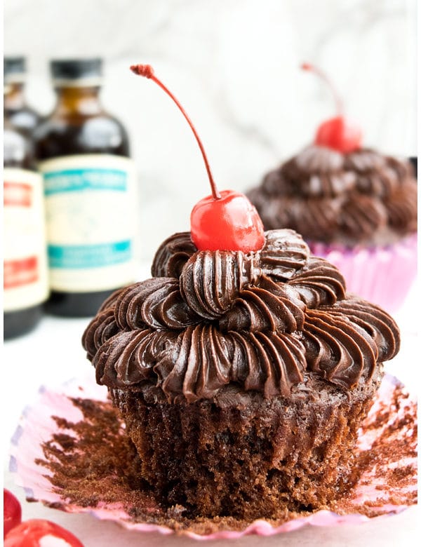 Chocolate Cherry Cupcakes   Chocolate Cherry Cupcakes 1 1 600x780 