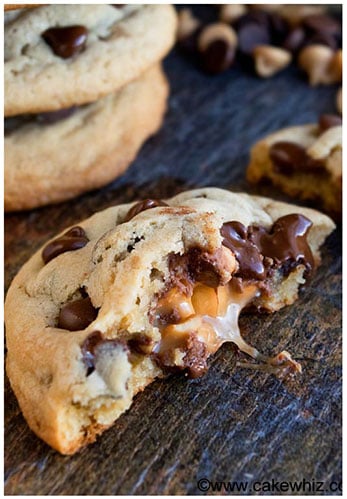 Salted Caramel Chocolate Chip Cookies