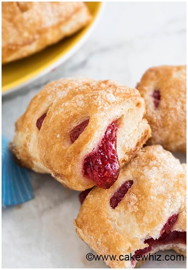 Mini Strudels With Puff Pastry- Closeup Shot