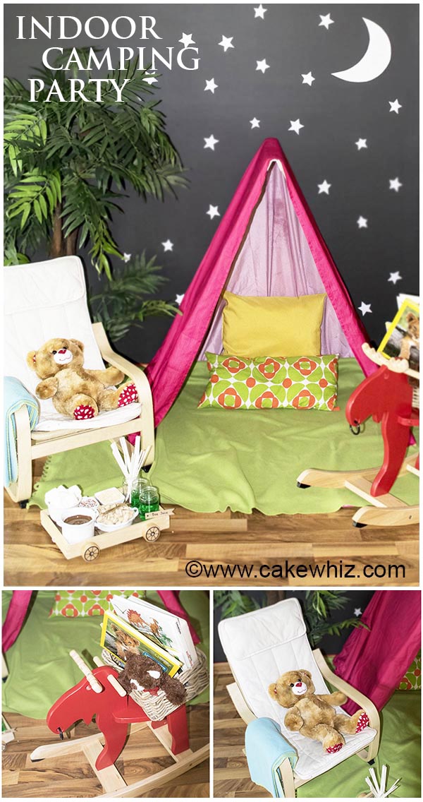 Easy Indoor Camping Party Set Up For Kids