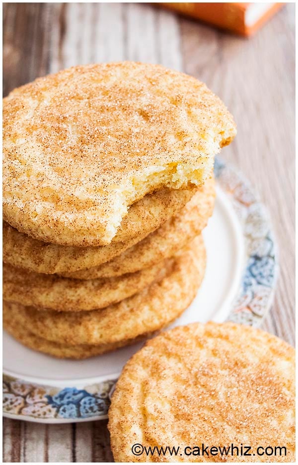 One-Bowl Classic Snickerdoodle Cookies (Soft & Chewy)