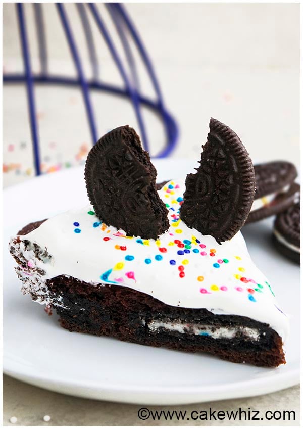 Funfetti Oreo Brownie Cake - CakeWhiz