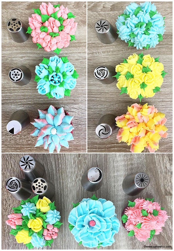 Russian flower icing tips sale