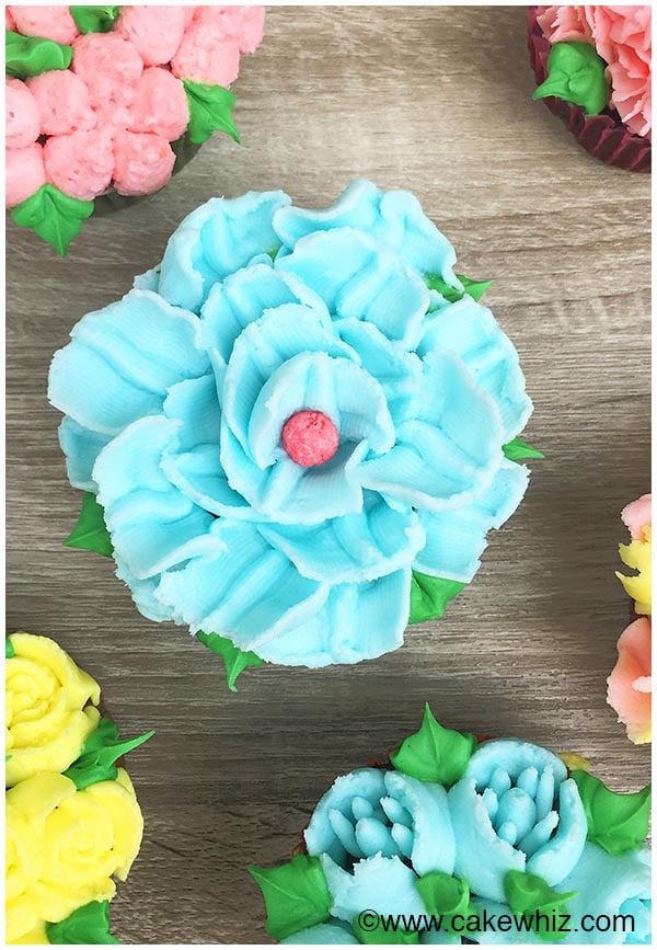 Rose Flower Piping Tips Set Cake Decorating Tips Icing Piping Nozzles Set Cupcake  Decorating Kit