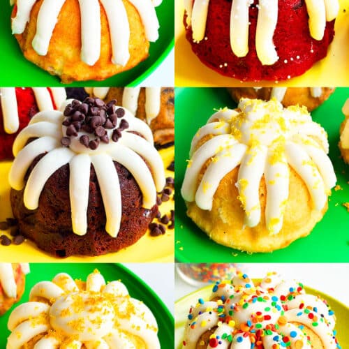 Mini Bundt Cakes - 1 Easy Recipe, 6 Flavors