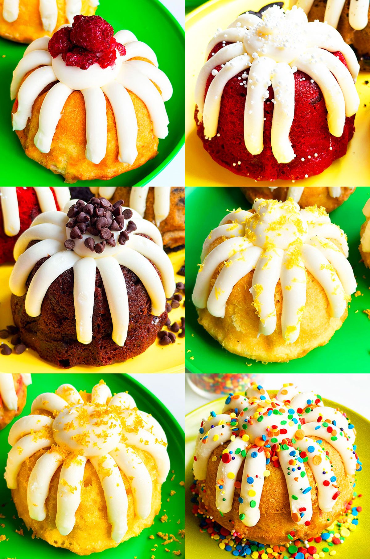 Easy Mini Bundt Cake Recipes With Cake Mix Collage