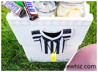 Homemade Football Gift Basket 10