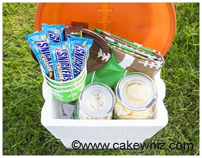 Homemade Football Gift Basket 13