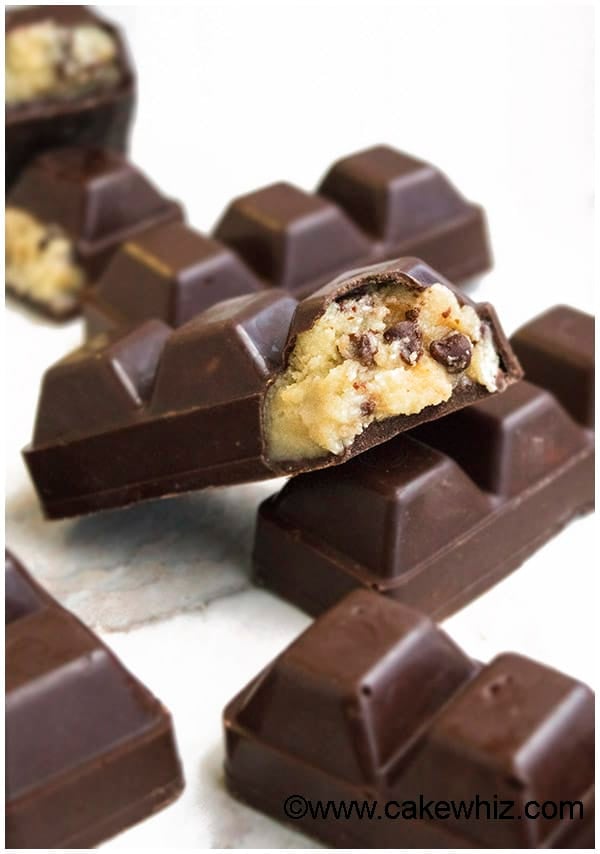 Healthy Chocolate Chip Cookie Dough Protein Bars Recipe