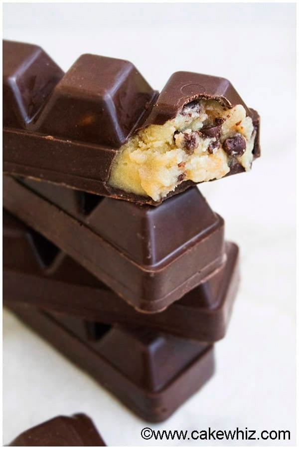 No Bake Chocolate Chip Cookie Dough Bars Recipe