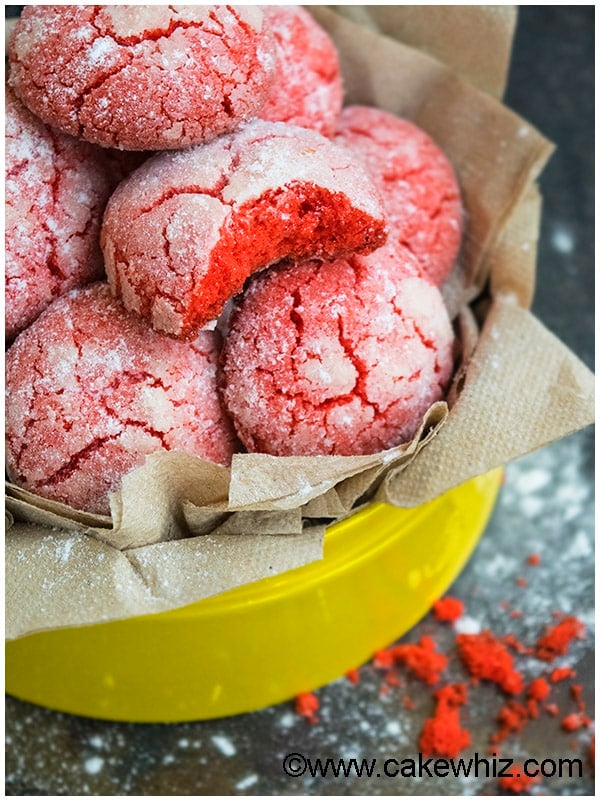 Red Velvet Crinkle Cookies Recipe 3
